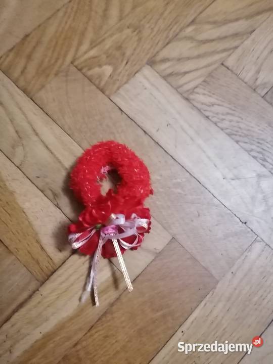 Gumka czerwona z kwiatem pomorskie Gdańsk sprzedam