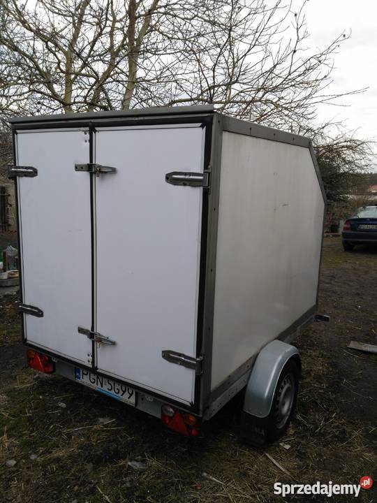 Przyczepa Stema zabudowana kontener 750 DMC Poznań