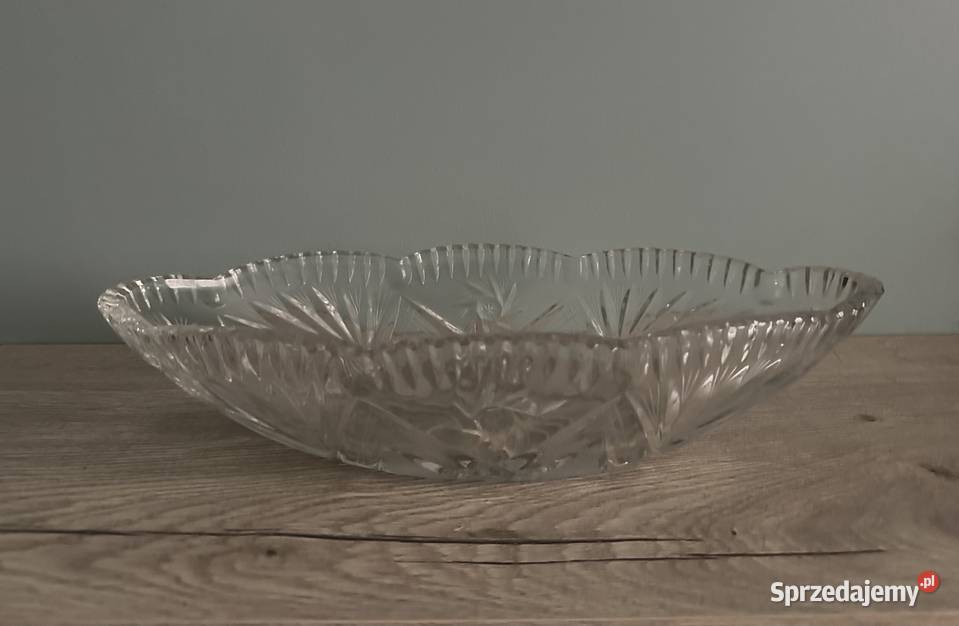 Półmisek kryształ z lat 50tych