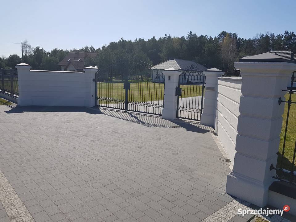 Ogrodzenia DworkoweSłupkiMurki Betonowe Stylowe