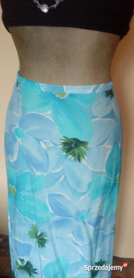 Kolorowa zwiewna spódnica długa Urokliwa i baard