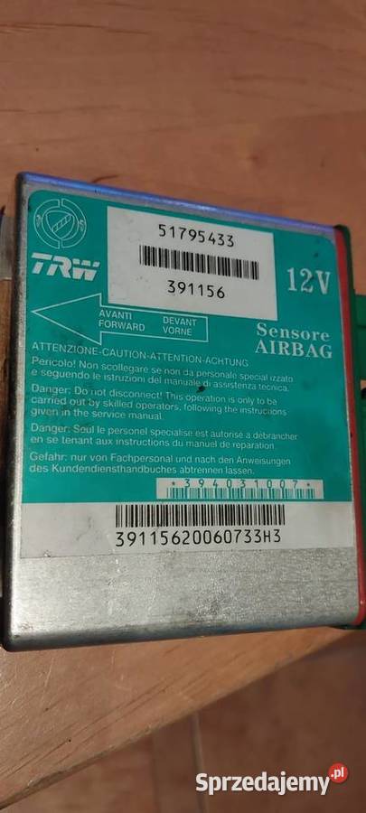 Sensor moduł airbag Fiat Grande Punto 51795433 Szczecin