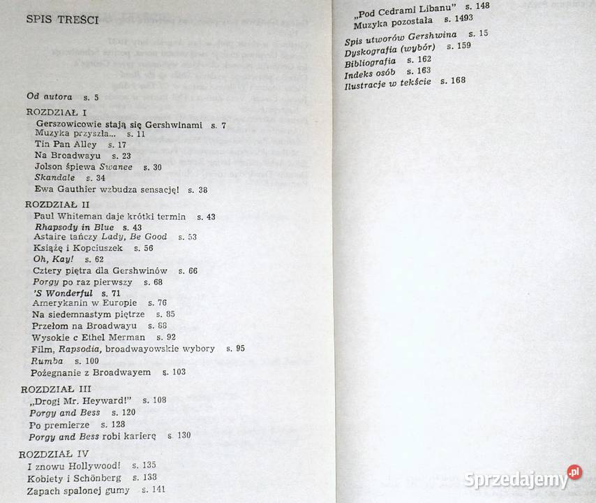 Gershwin Lucjan Kydryński Chełm sprzedam