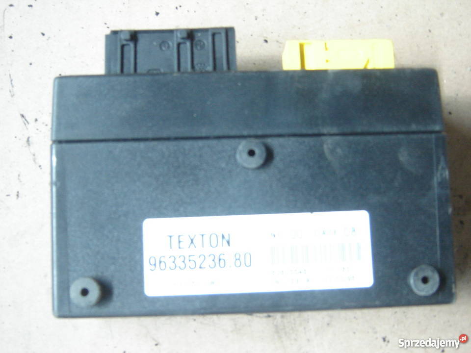 Xsara I 97r 19 TD przekaźnik moduł 9633523680 Układ elektryczny Strzelce Krajeńskie