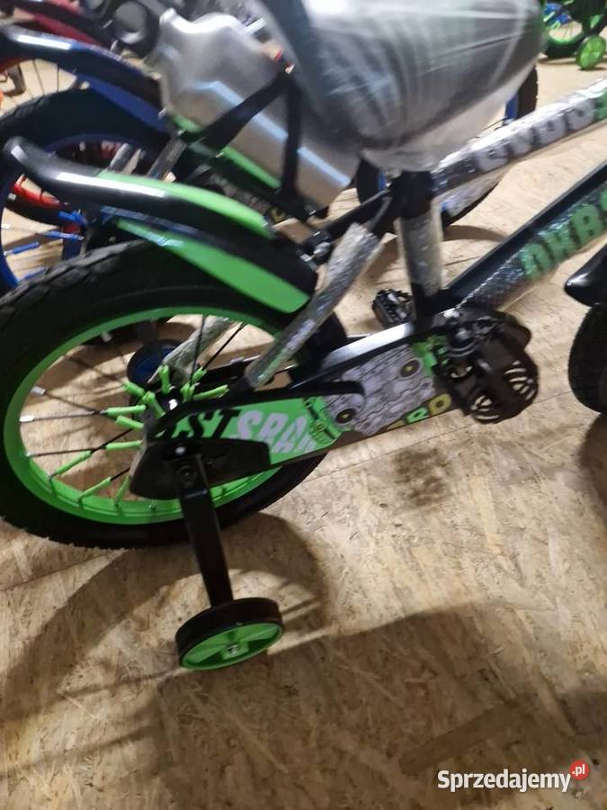Rowerek 16 niebiesko zielony czerwony Okbstsrar Rowerki sprzedam