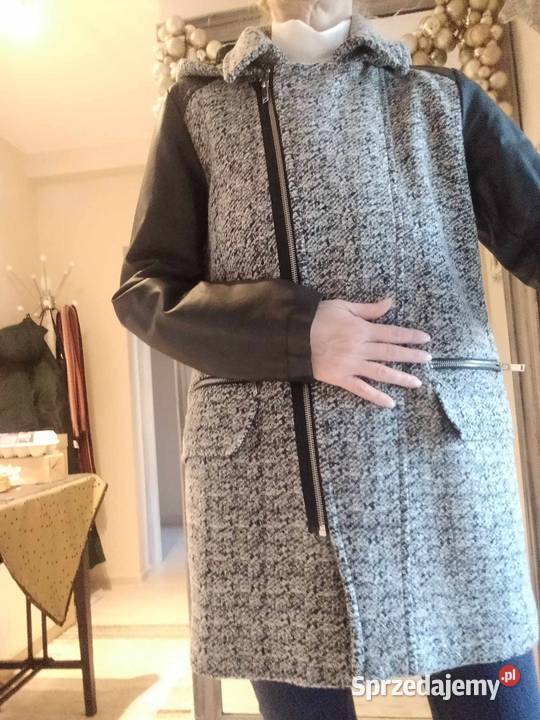 Płaszczyk wełniany Bez wzoru Rybnik