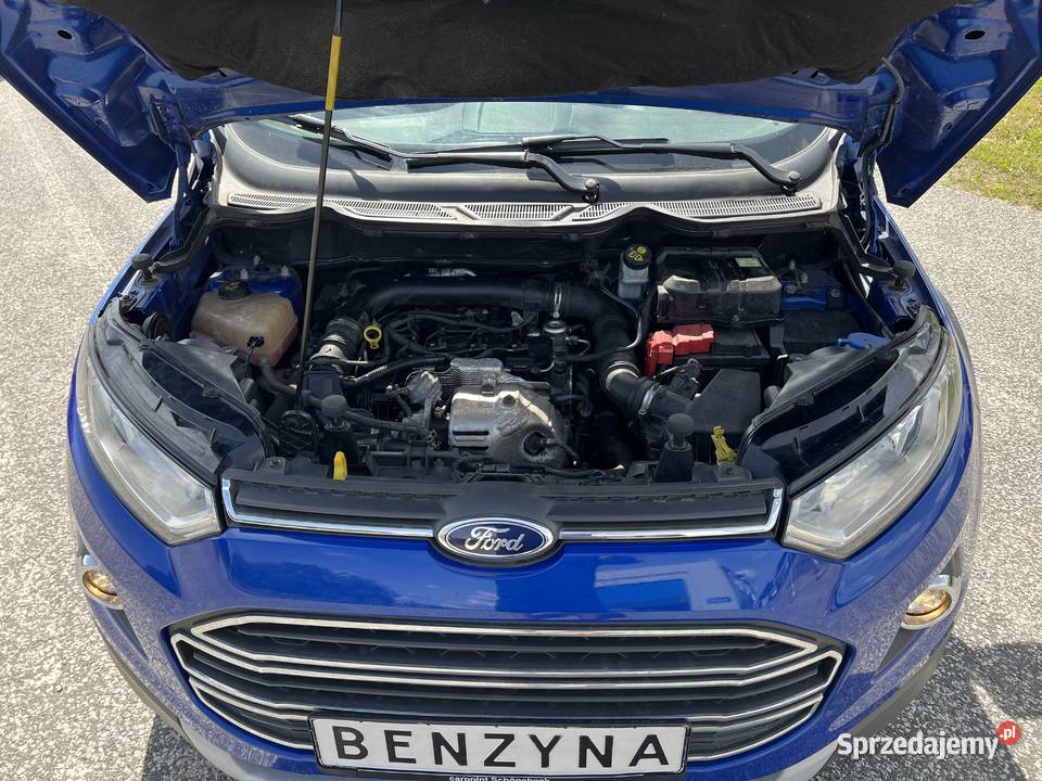Ford EcoSport 10 BENZYNA Klimatronik Tempomat skórzana tapicerka wielkopolskie Konin sprzedam