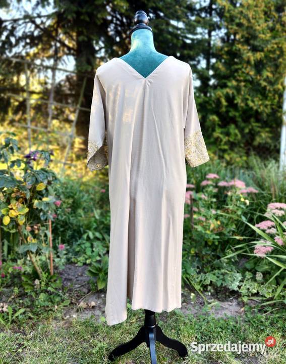 Nowa długa tunika kurta kameez S boho bohemian Szczecin