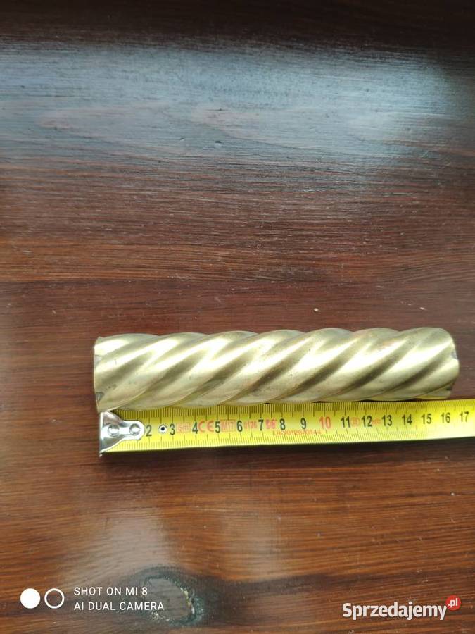 Mosiężna kolumna lampy naftowej 2 Kraków sprzedam