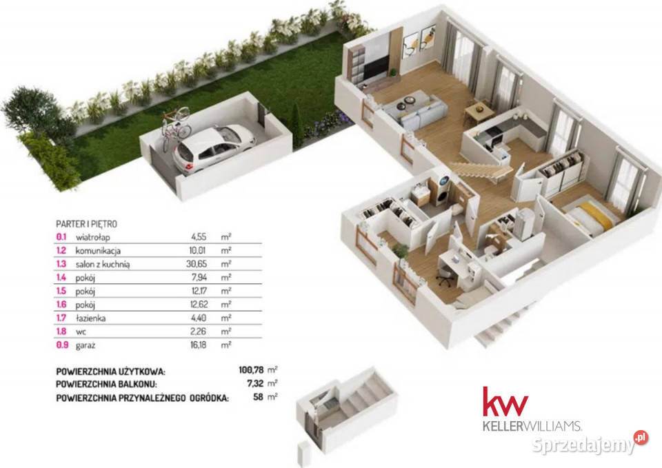 Mieszkanie 10052m2 5 pokoi Siechnice Cisowa Piętro 1 dolnośląskie sprzedam