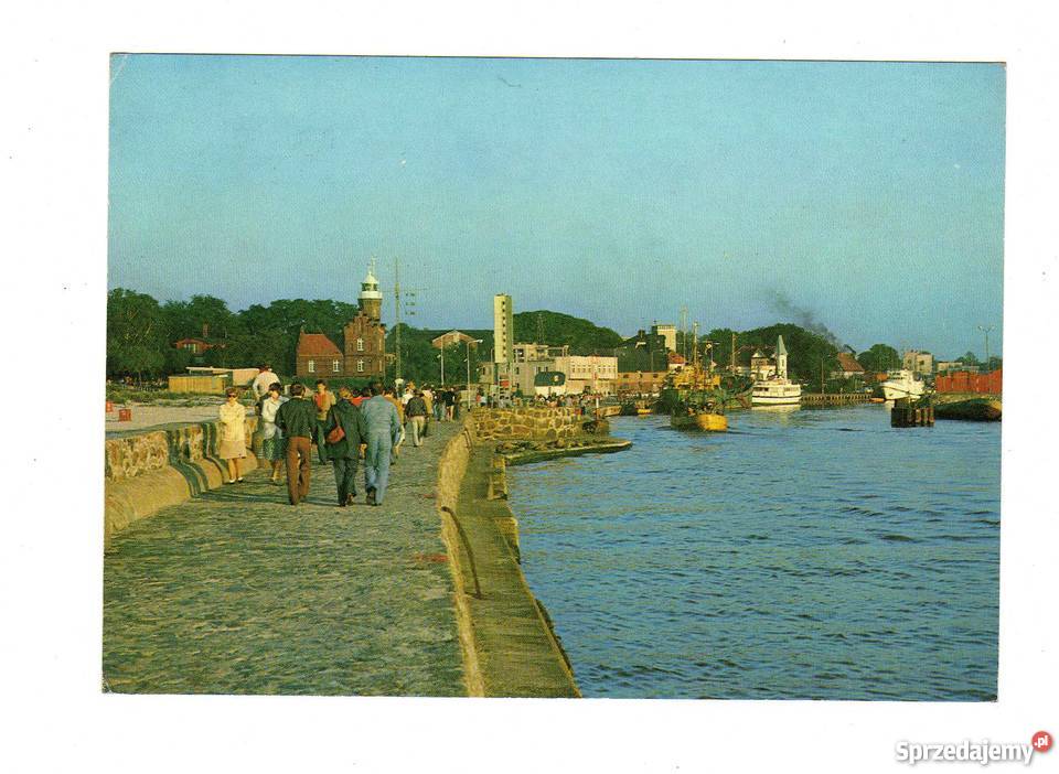 USTKA FRAGMENT PORTU POCZTÓWKA Krynki