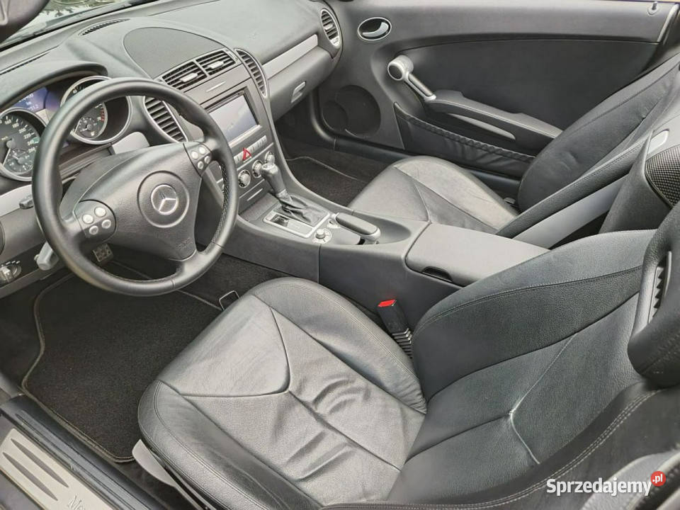 Mercedes SLK 200 GWARANCJA alufelgi 18 super granatowy Warszawa