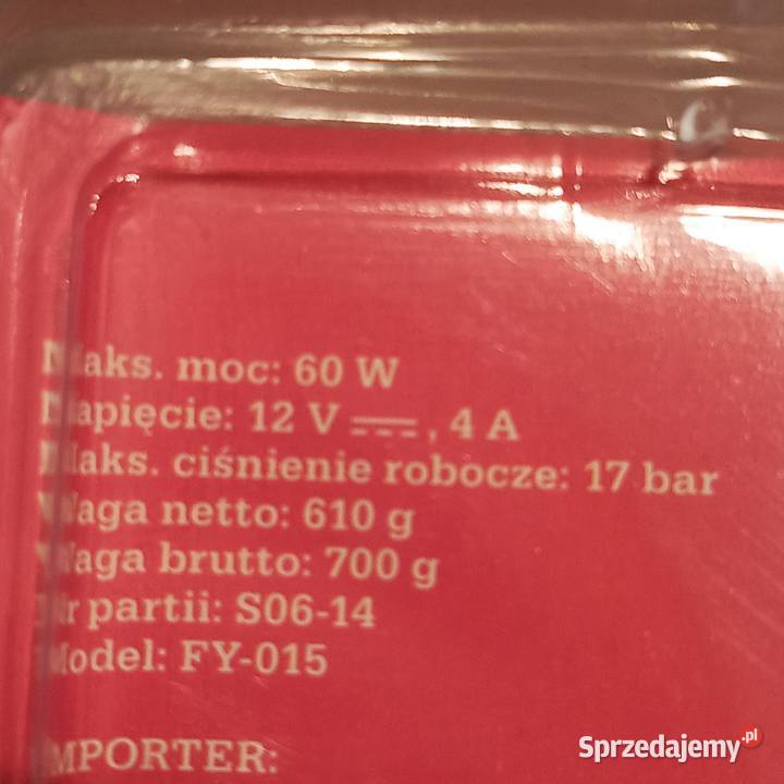 Kompresor samochodowy 12 v mini kompresor trzy Tychy