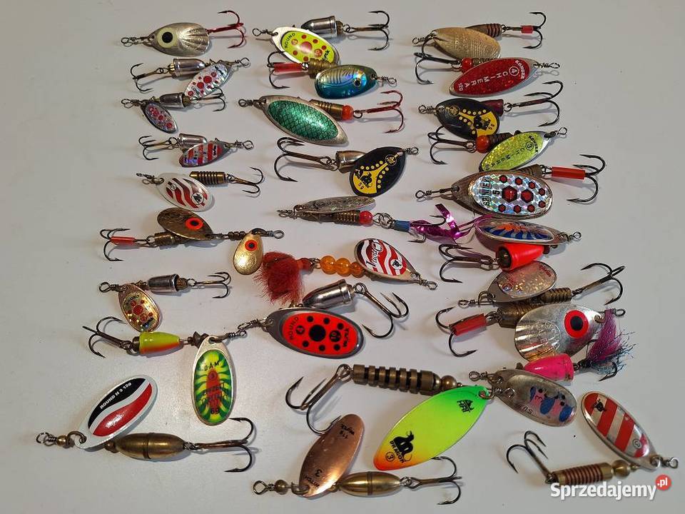 Przynęty wędkarskie 27 Błystki obrotowe Wędkarstwo śląskie Sosnowiec