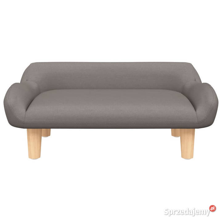 Sofa dzieci kolor taupe 70x40x24 obita tkaniną Meble Warszawa