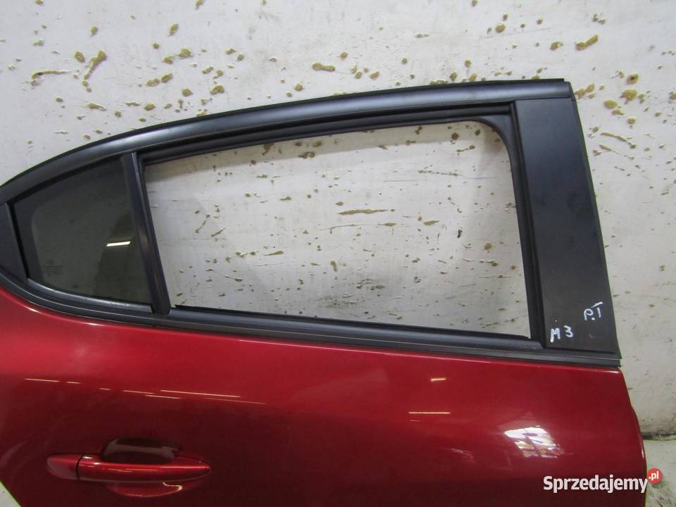 DRZWI KOMPLETNE PRAWY TYŁ PRAWY TYLNE MAZDA 3 BM