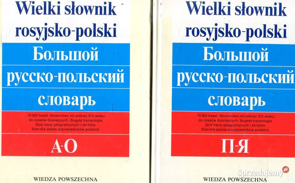 Wielki słownik rosyjsko polski i Polsko rosyjski