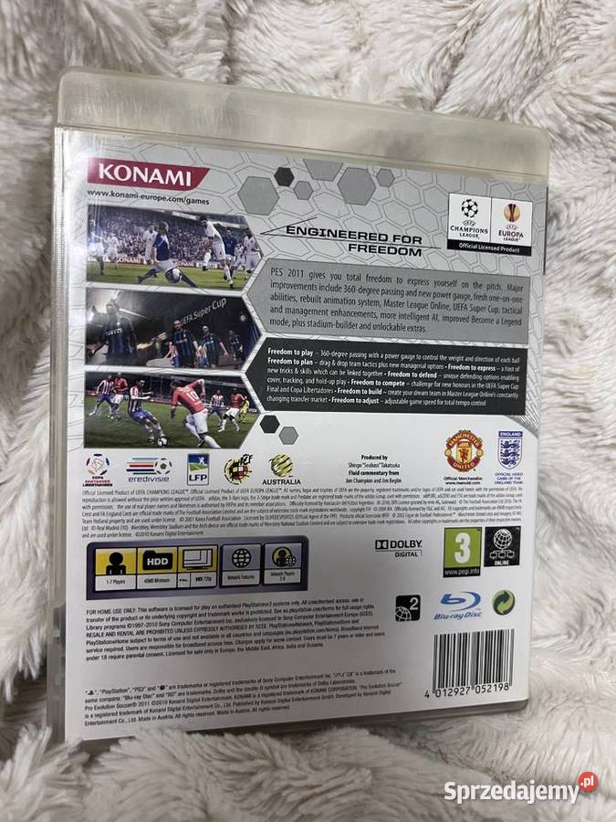 Pro Evolution Soccer 2011 na PlayStation 3 śląskie Zabrze sprzedam