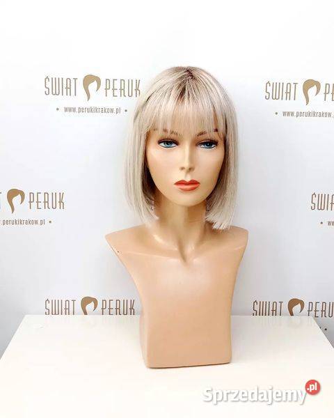 Peruka termoodporna bob z grzywką Włoszczowa