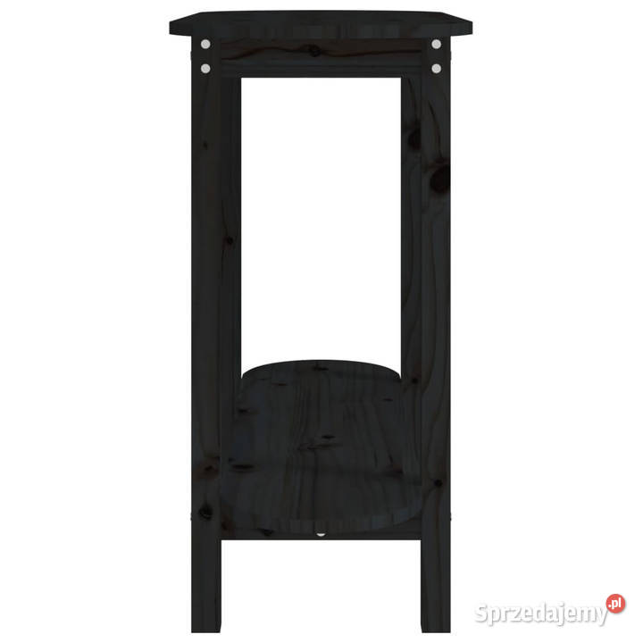 Stolik konsolowy czarny 110x40x80 lite drewno mazowieckie Warszawa