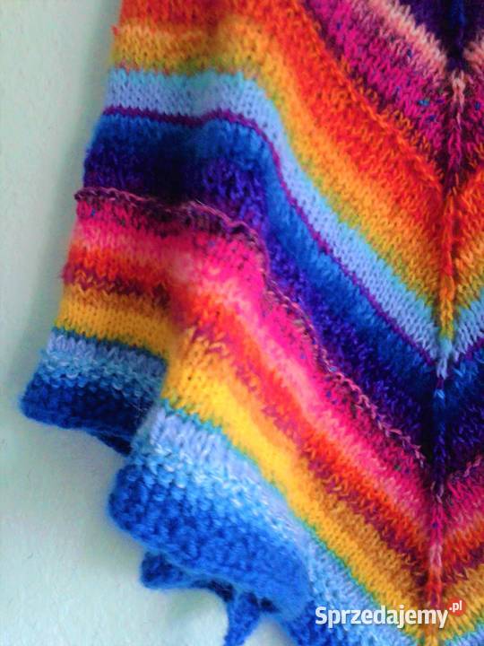 Chusta robiona na drutach Mexico 4 Katowice sprzedam