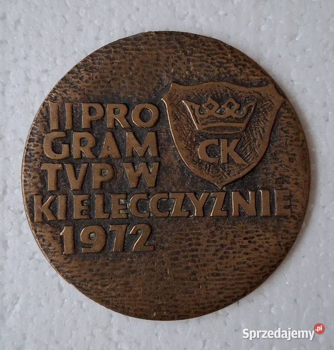 II Program TVP w Kielecczyźnie 1972 medal