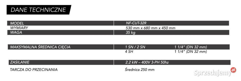 Przecinarka do węży hydraulicznych HYDFLEX Warszawa