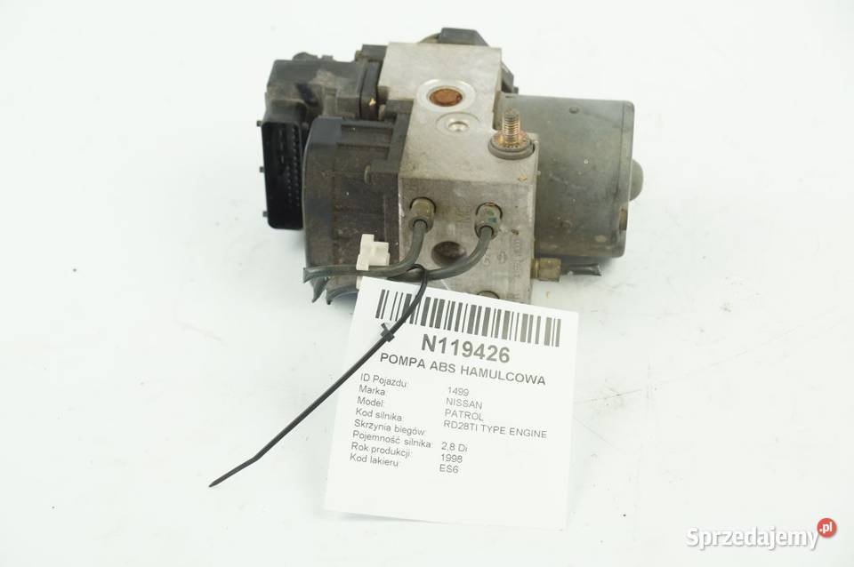 980701127 NISSAN PATROL IV POMPA ABS HAMULCOWA Lipno sprzedam