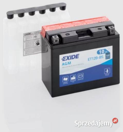 Akumulator motocyklowy EXIDE ET12BBS YT12BBS 12V Akumulatory motocyklowe dolnośląskie Wrocław