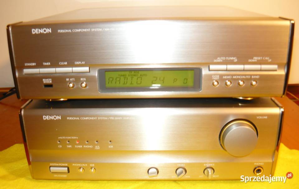 Wzmacniacz 2 x 60W Tuner DENON radio UPA110 Krotoszyn