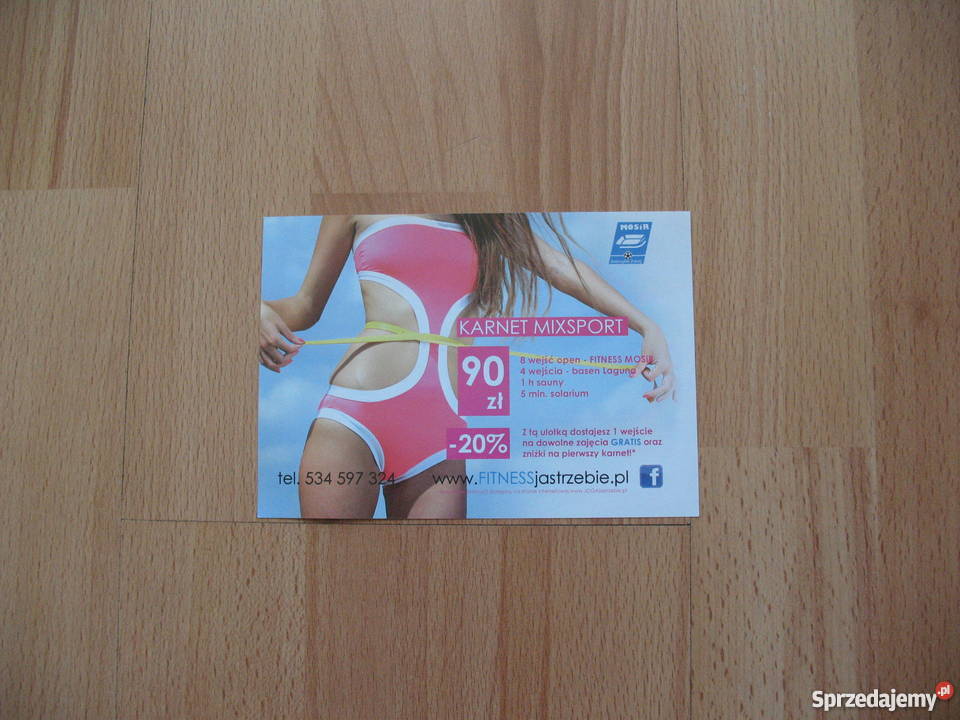 Wejściówka na zajęcia FITNESS w Jastrzębiu Chorzów