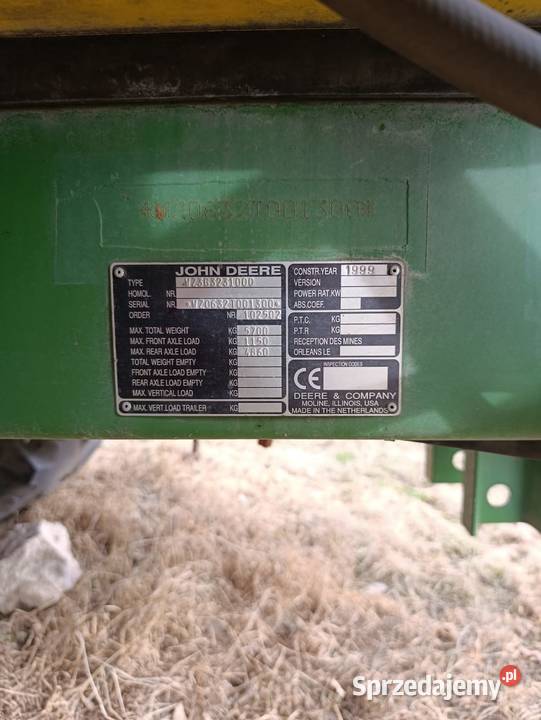 Opryskiwacz Ciągany John Deere 632 Kto pierwszy sprzedam