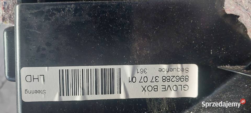 Schowek pasażera JAGUAR XJ351 Szczecin sprzedam