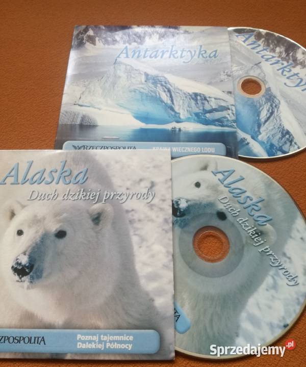 AlaskaAntarktyka dwie płyty dvd dokument Łódź