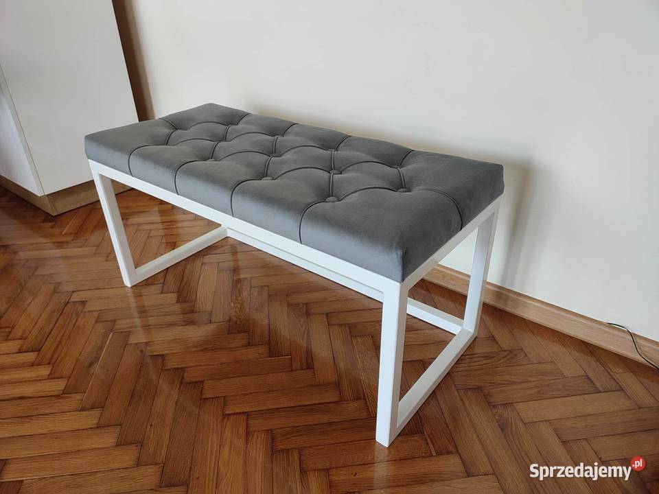 Ławeczka loft siedzisko pufa ŁAWKA stalowa Gdańsk sprzedam