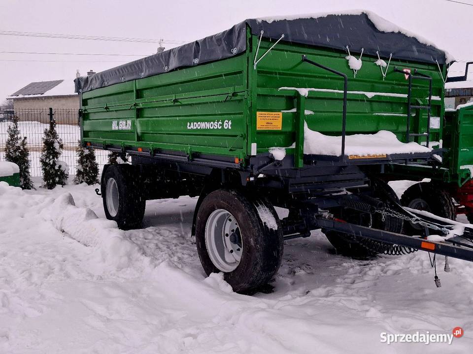 Przyczepa wywrot trzy strony HL6011 lubelskie Piotrkówek