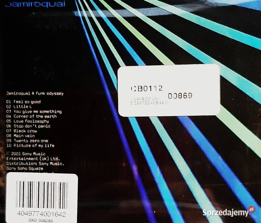CD Nowa Album CD JAMIROQUAI Album A Funk Odyssey 1 płyta Płyty i kasety Wołomin