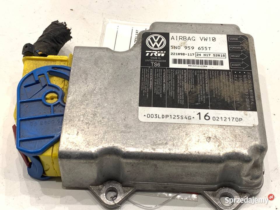 SENSOR AIRBAG VW CC B7 5N0959655T 1116 CZUJNIK osobowe