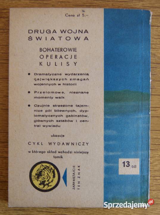Żółty Tygrys Operacja Lew Morski 1368 Rok wydania 1968 Parczew