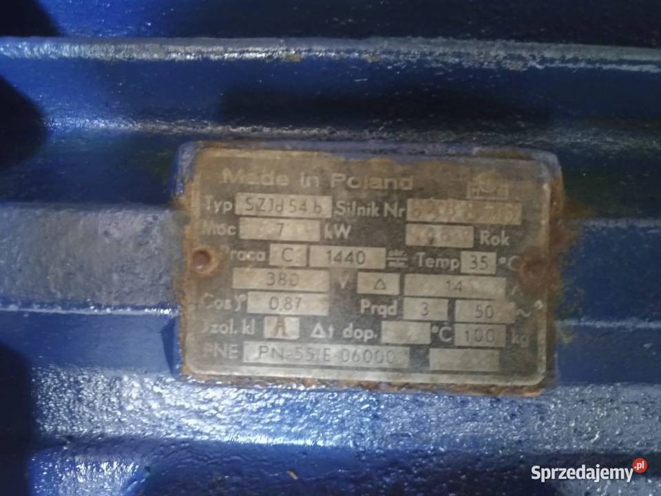 Silnik elektryczny trzyfazowy Biała