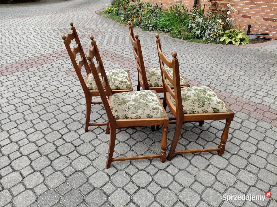 Komplet czterech krzeseł podlaskie Zambrów
