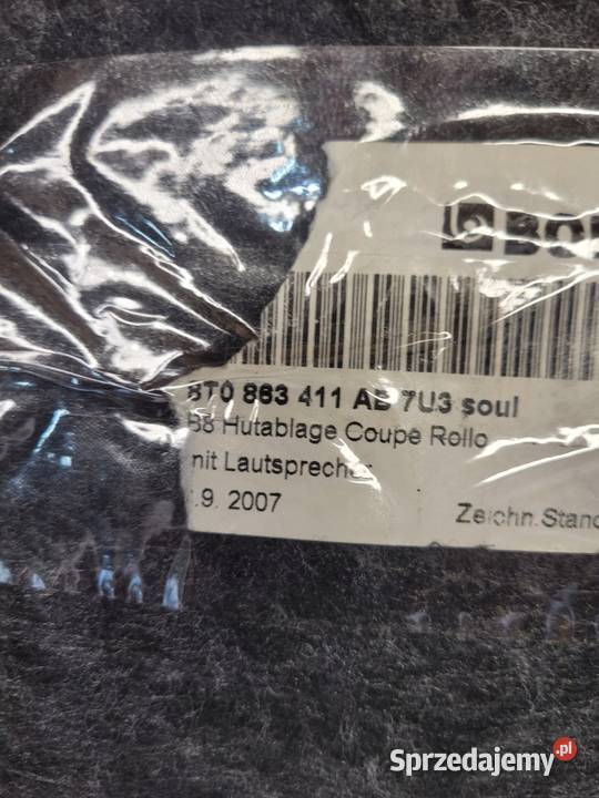 PÓŁKA TYLNA TYŁ AUDI A5 8T COUPE 8T0863411AB Przystajń sprzedam