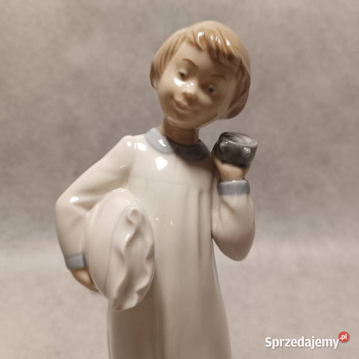 LLADRO seria Nao Chłopiec z zegarkiem 596GM Kołobrzeg