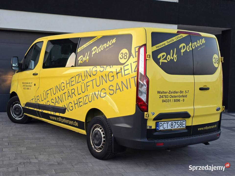 Ford Transit Custom DŁUGI LONG L2H1 bezwypadkowy 241767km Czarnków sprzedam