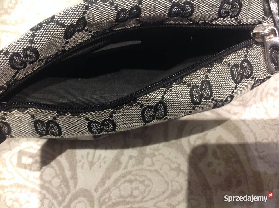 Mała Torebka Damska GUCCI logo Monogram Nowa Sól