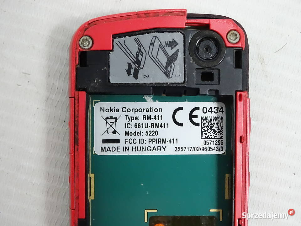 Nokia 5220 XpressMusic RM411 kultowa vintage Biłgoraj