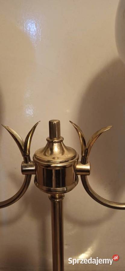 Lampa mosiężna dwukloszowa Gliwice