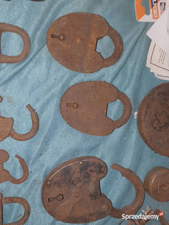 Kłódki stare przedwojenne vintage