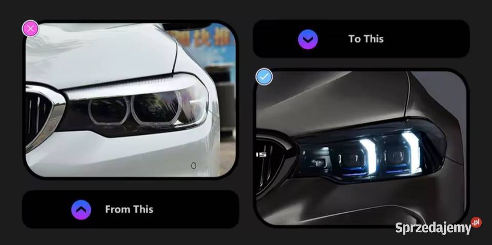 NOWE lampy przednie lampa przód BMW seria 5 G30