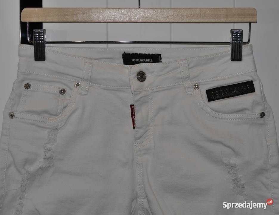 Dsquared2 świetne spodnie dziury przetarcia 36 S dolnośląskie Wrocław sprzedam